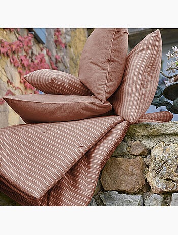 Coussin de plage coton lavé LILI FOUTAS