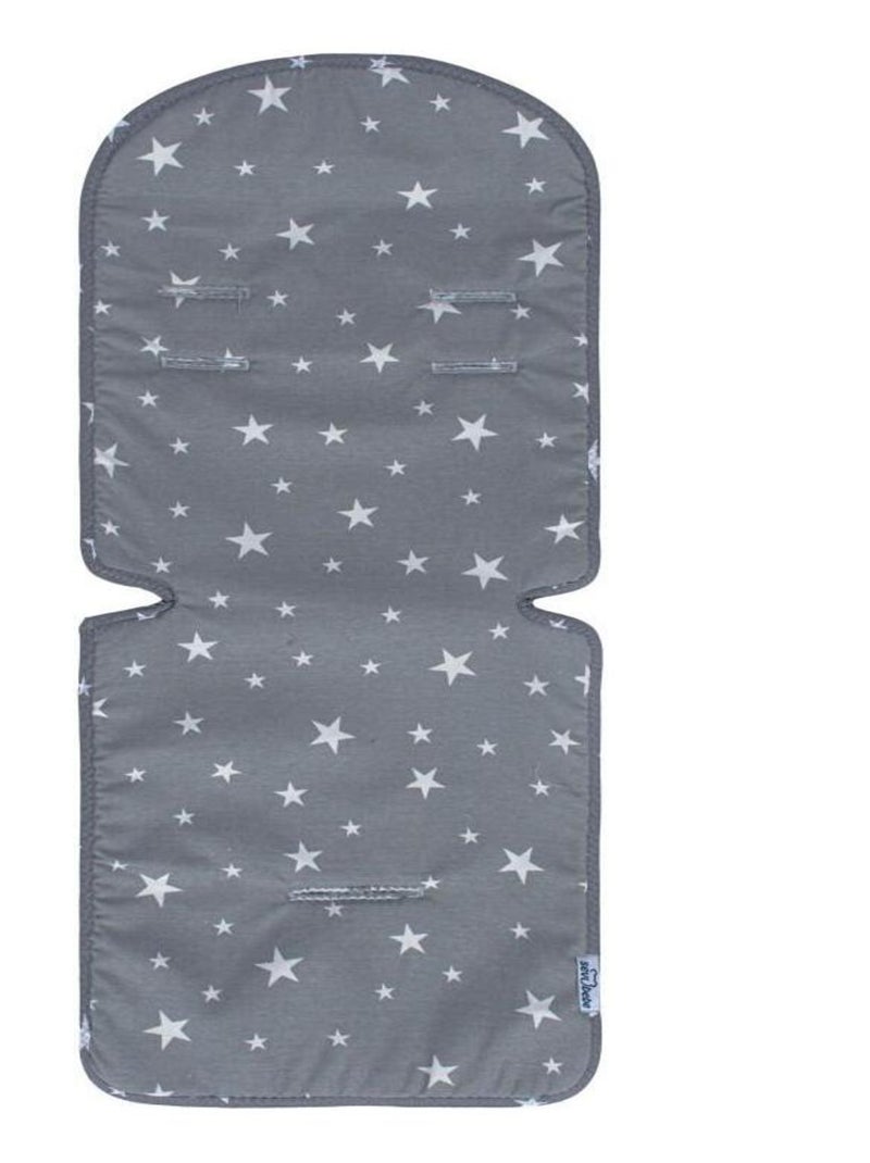 Coussin de poussette Gris Blanc - Kiabi