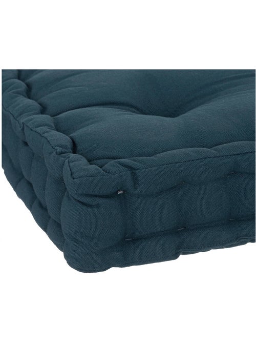 Coussin de sol 40 x 40 cm Horizon uni bleu - Kiabi Coussin de sol 40 x 40 cm Horizon uni bleu - Kiabi