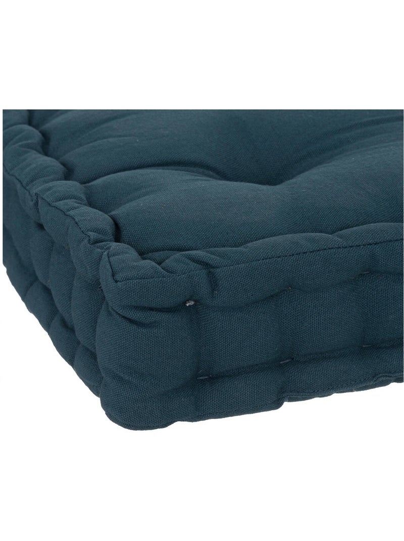 Coussin de sol 40 x 40 cm Horizon uni bleu Bleu - Kiabi