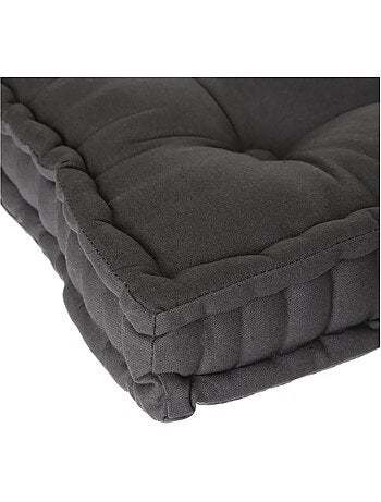 Coussin de sol 40 x 40 cm Horizon uni taupe