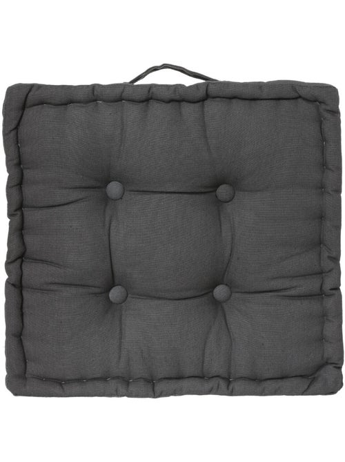 Coussin de sol 40 x 40 cm Horizon uni gris - Kiabi