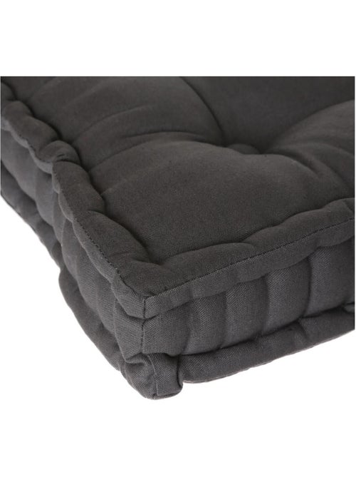 Coussin de sol 40 x 40 cm Horizon uni gris - Kiabi