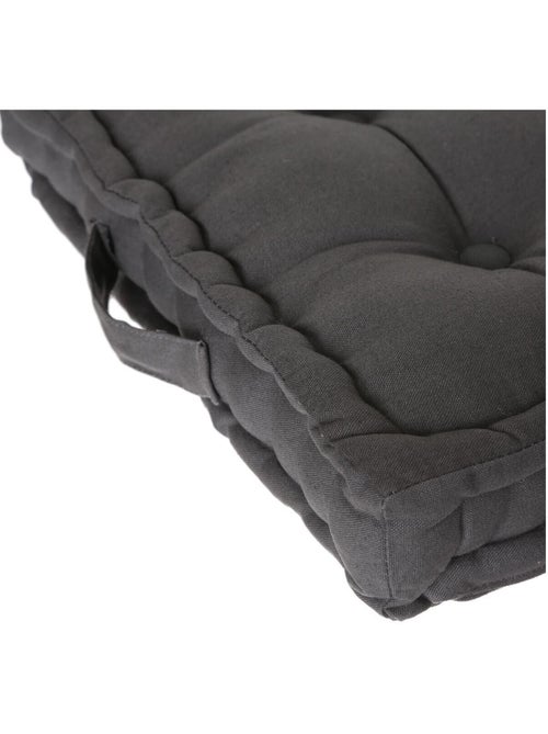Coussin de sol 40 x 40 cm Horizon uni gris - Kiabi