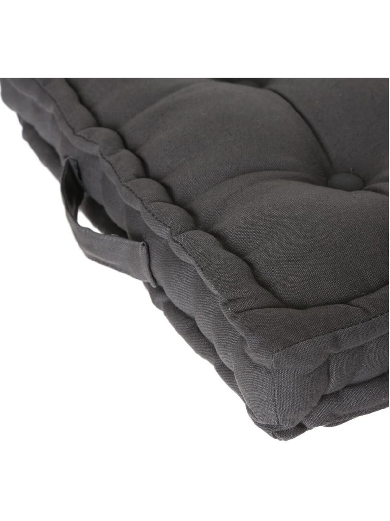 Coussin de sol 40 x 40 cm Horizon uni gris Gris - Kiabi