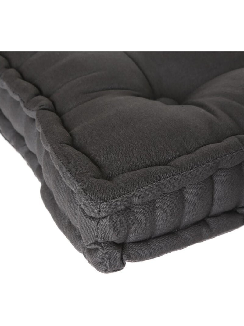 Coussin de sol 40 x 40 cm Horizon uni gris Gris - Kiabi