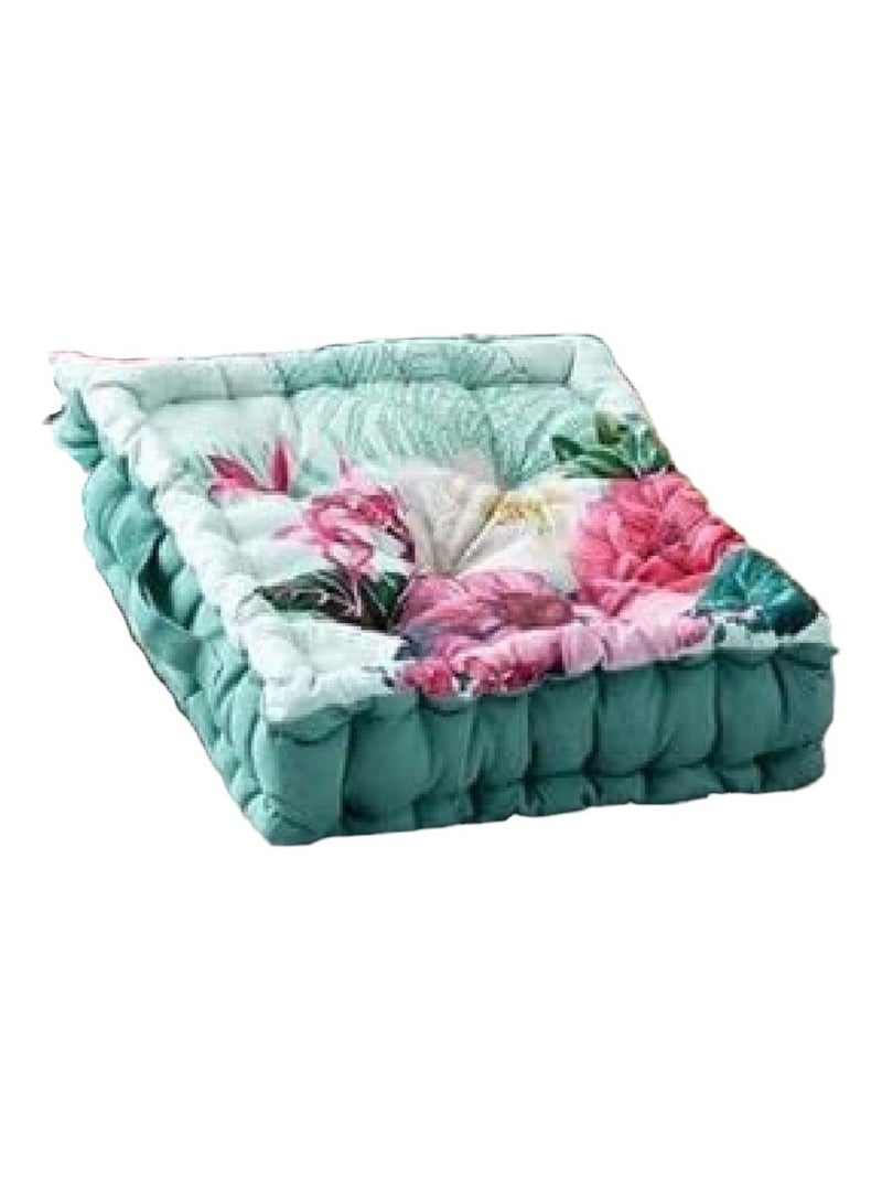 Coussin de sol 45 x 45 cm Anabella Bleu - Kiabi