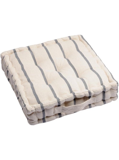 Coussin de sol 45 x 45 cm St Trop anthracite - Kiabi