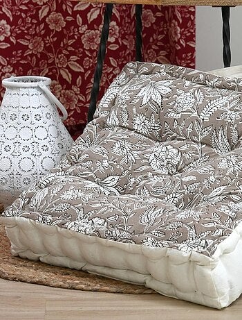 Coussin de sol 45x45x10 cm BIBURY 100% coton