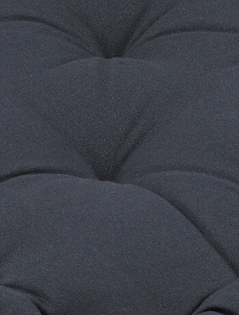 Coussin de sol 45x45x10cm gris anthracite 100% coton