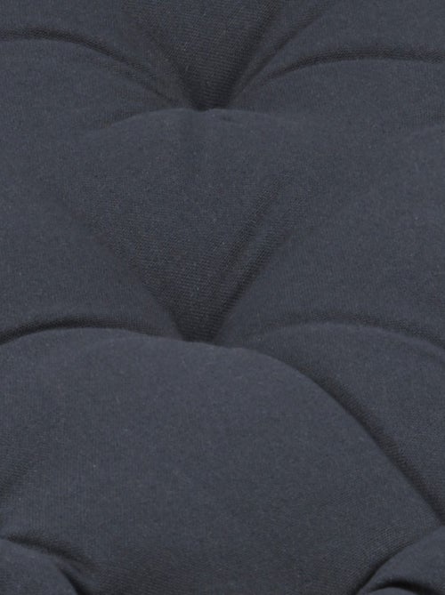 Coussin de sol 45x45x10cm gris anthracite 100% coton - Kiabi Coussin de sol 45x45x10cm gris anthracite 100% coton - Kiabi