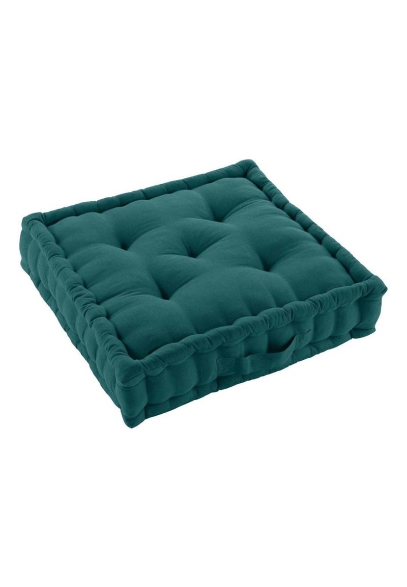 Coussin de sol 50x50 cm Twily émeraude Vert émeraude - Kiabi