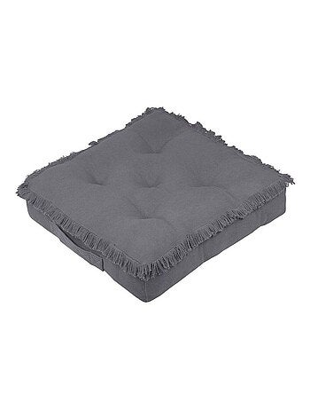 Coussin de sol à franges