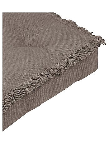 Coussin de sol à franges