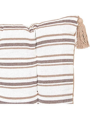 Coussin de sol à rayures en coton GROOVE
