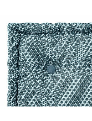Coussin de sol au style géométrique