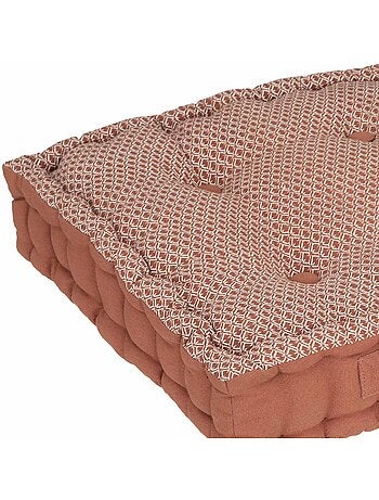 Coussin de sol au style géométrique