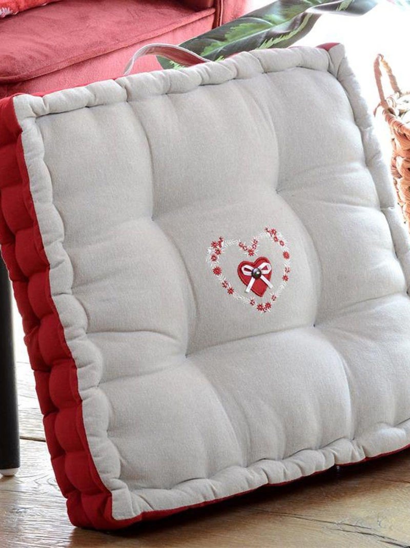 Coussin de sol Beige - Kiabi