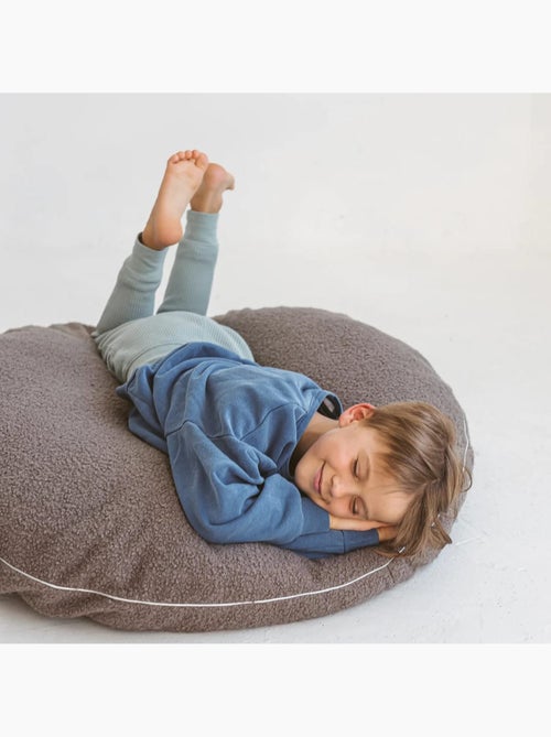 Coussin de sol bouclette Teddy - Kiabi Coussin de sol bouclette Teddy - Kiabi