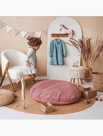 Coussin de sol bouclette Teddy