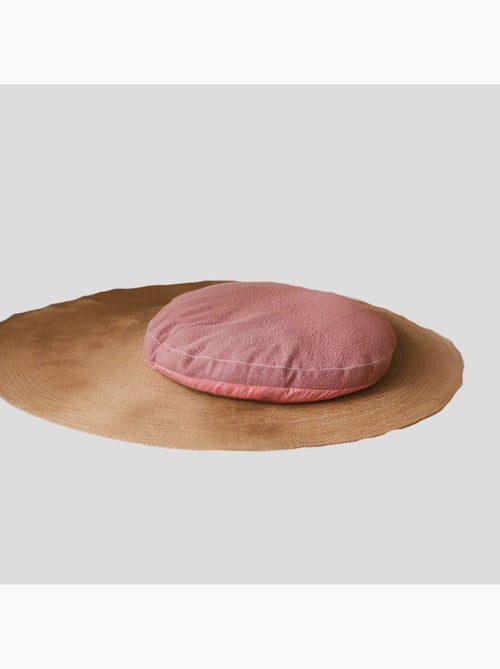 Coussin de sol bouclette Teddy - Kiabi Coussin de sol bouclette Teddy - Kiabi