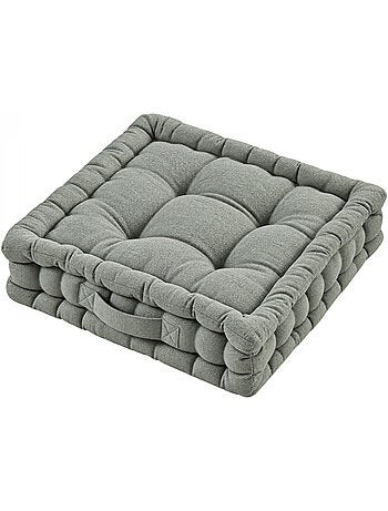 Coussin de sol capitonné avec poignée, revêtement imperméable - linxor