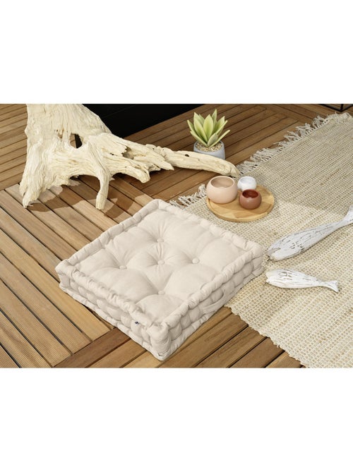 Coussin de sol capitonné – Coton Déperlant Anti-UV - Kiabi