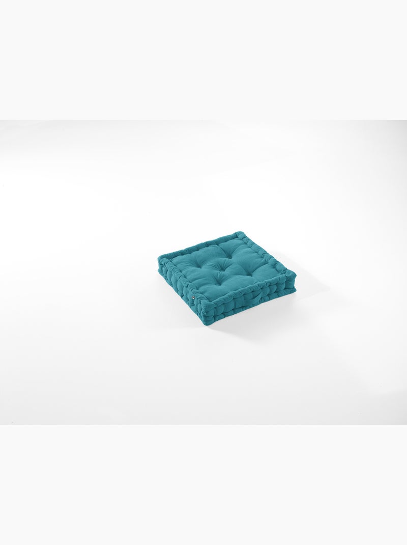 Coussin de sol capitonné – Coton Déperlant Anti-UV Bleu - Kiabi