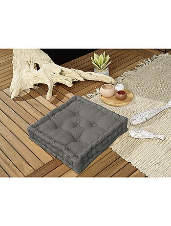 Coussin de sol capitonné – Coton Déperlant Anti-UV