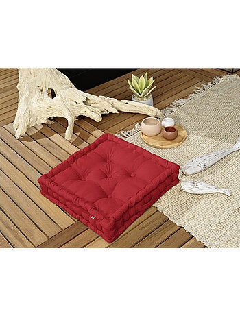 Coussin de sol capitonné – Coton Déperlant Anti-UV
