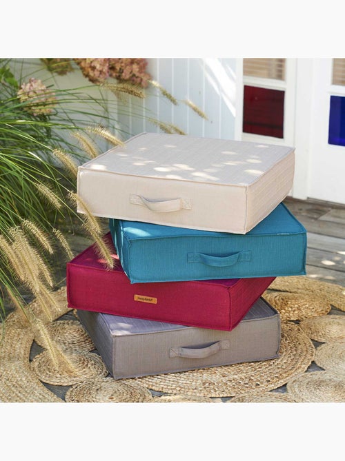Coussin de sol carré déhoussable KORAI - Kiabi