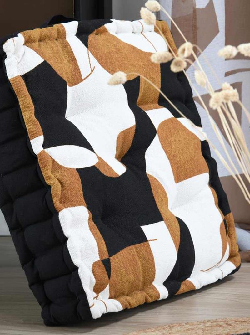 Coussin de sol Chester Noir - Kiabi