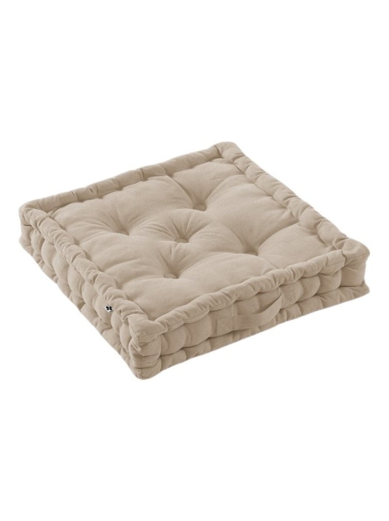 Coussin de sol Collection Kalas epais Beige foncé - Kiabi