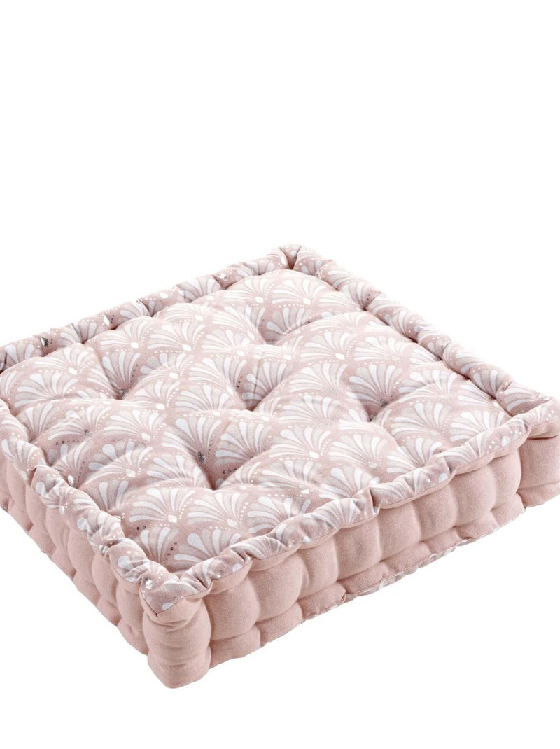 Coussin de sol Collection Métallise Art-Chic Rose - Kiabi