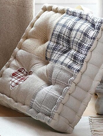 Coussin de sol Cornouailles Naturel – 40 cm