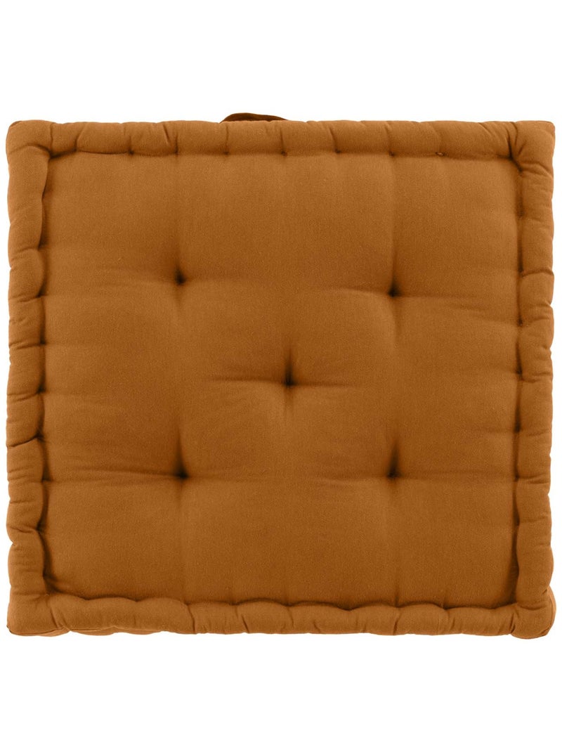 Coussin de sol coton/polyester recycle grs twily Camel - Kiabi