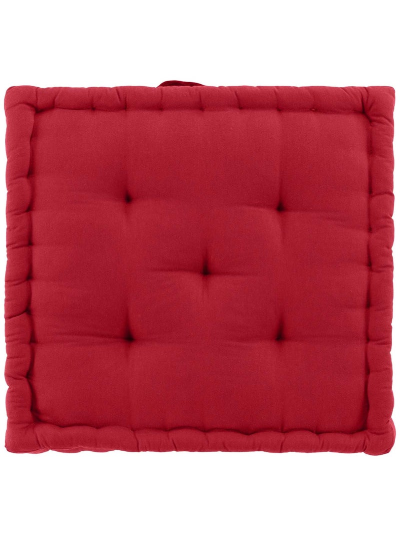 Coussin de sol coton/polyester recycle grs twily Rouge - Kiabi