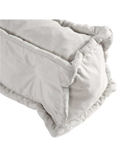 Coussin de sol dossier 95x40 cm blanc - Kiabi