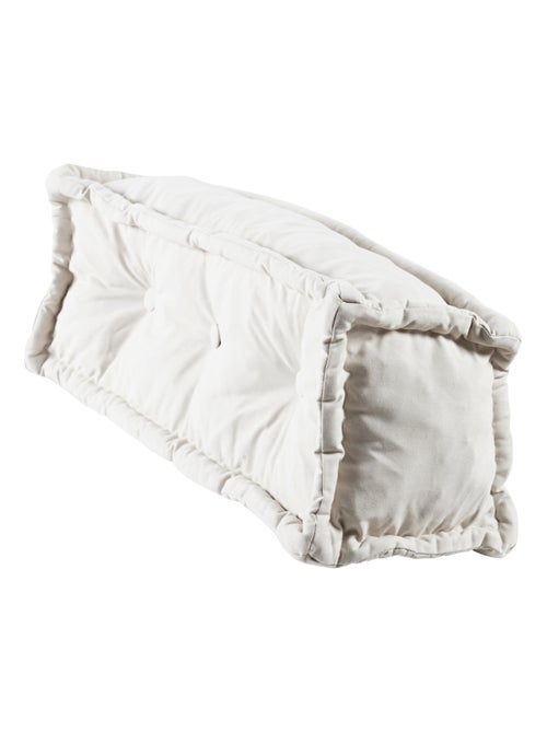 Coussin de sol dossier 95x40 cm blanc - Kiabi