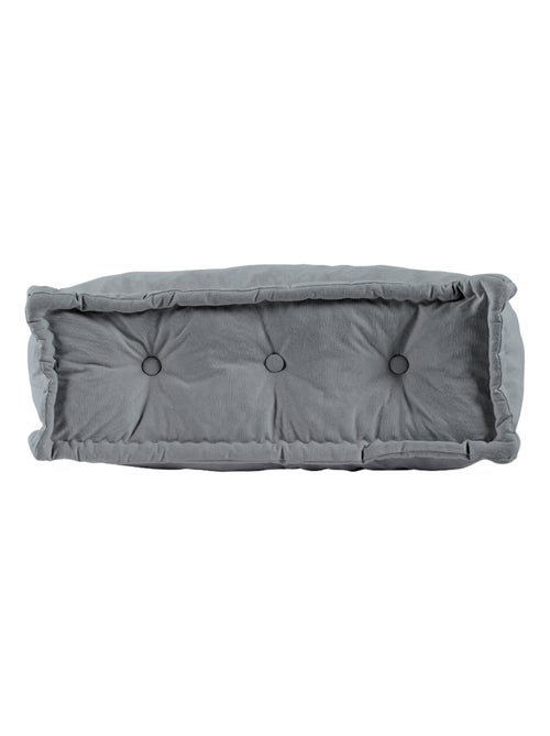 Coussin de sol dossier 95x40 cm gris clair - Kiabi