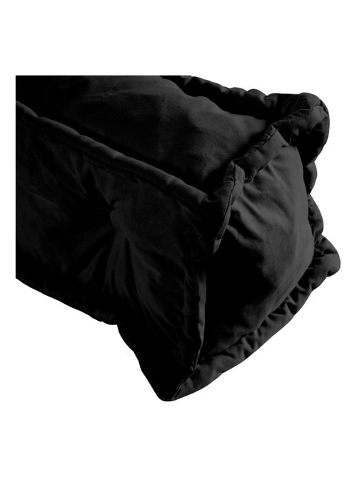 Coussin de sol dossier 95x40 cm noir - Kiabi