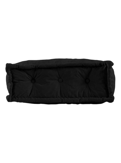 Coussin de sol dossier 95x40 cm noir - Kiabi