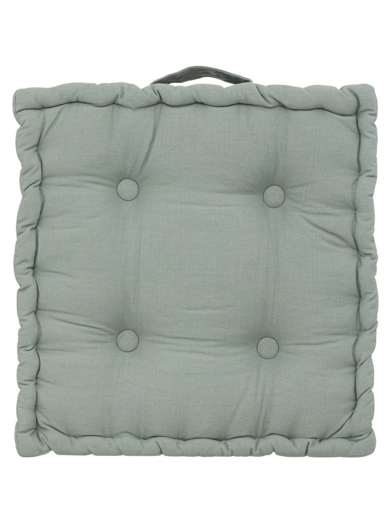 Coussin de sol en coton ANJALI Gris - Kiabi