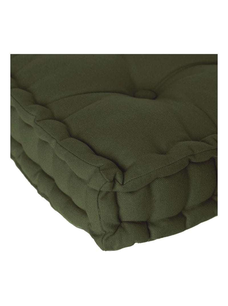 Coussin de sol en coton ANJALI Vert - Kiabi
