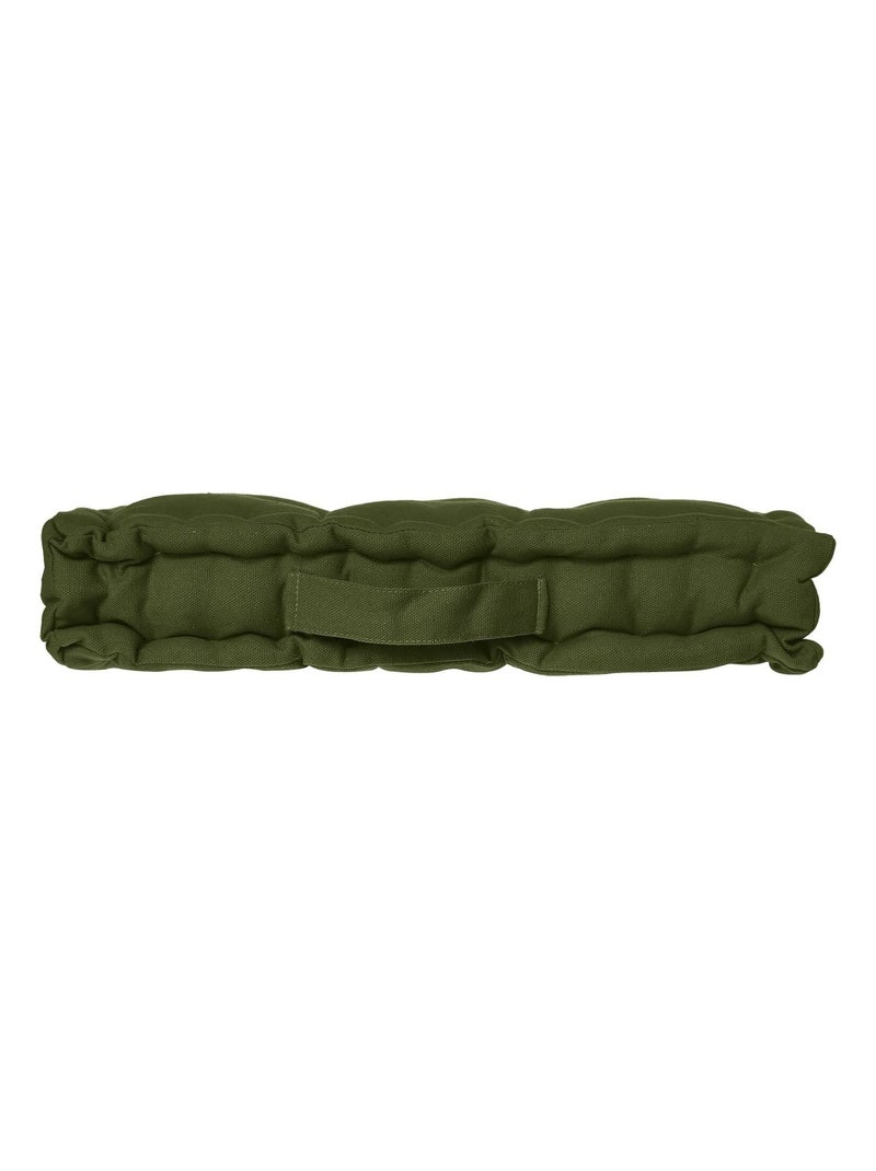 Coussin de sol en coton ANJALI Vert - Kiabi