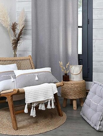 Coussin de sol en coton Candice 40 cm