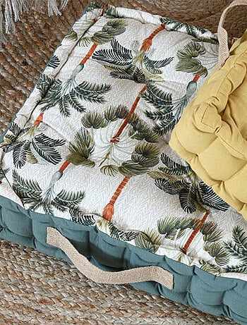 Coussin de sol en coton Casablanca 40 cm
