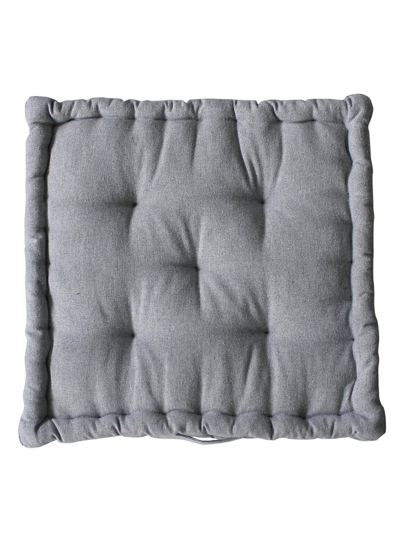 Coussin de sol en coton recyclé Gris clair - Kiabi