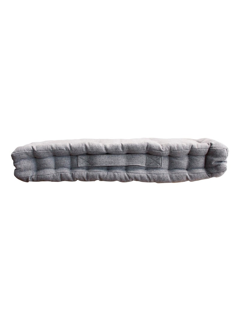 Coussin de sol en coton recyclé Gris clair - Kiabi