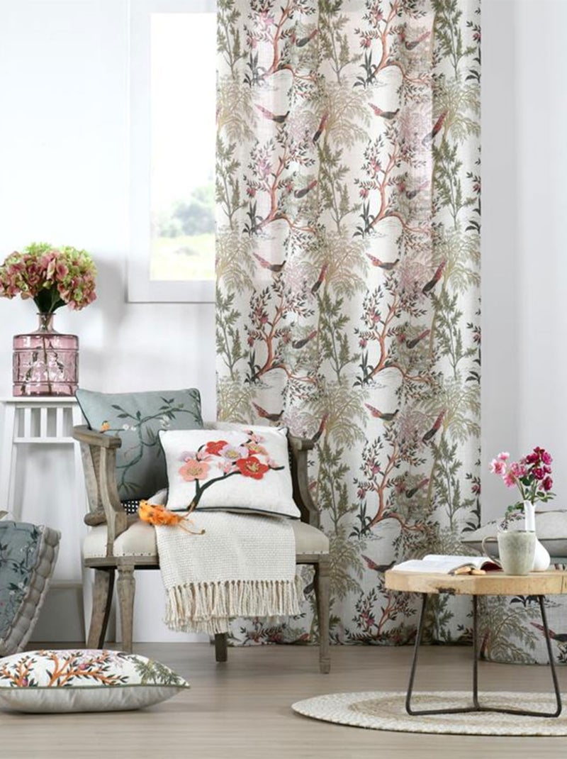 Coussin de sol en coton Scarlet 40 cm Vert - Kiabi